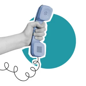 hand holding a phone