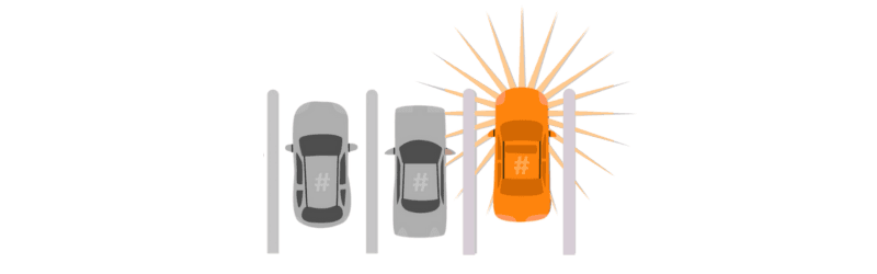 number parking costs blog (1) cars in parking spots with number signs on them